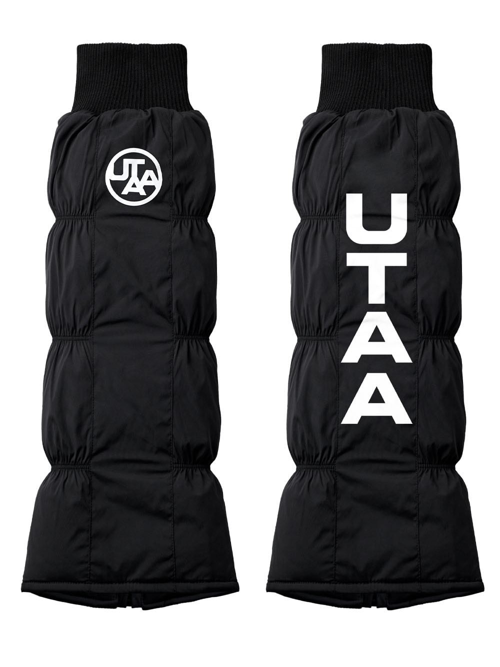 UTAA Symbol Logo Padded Leg Warmers : Women&#039;s Black (UB4GXF520BK)