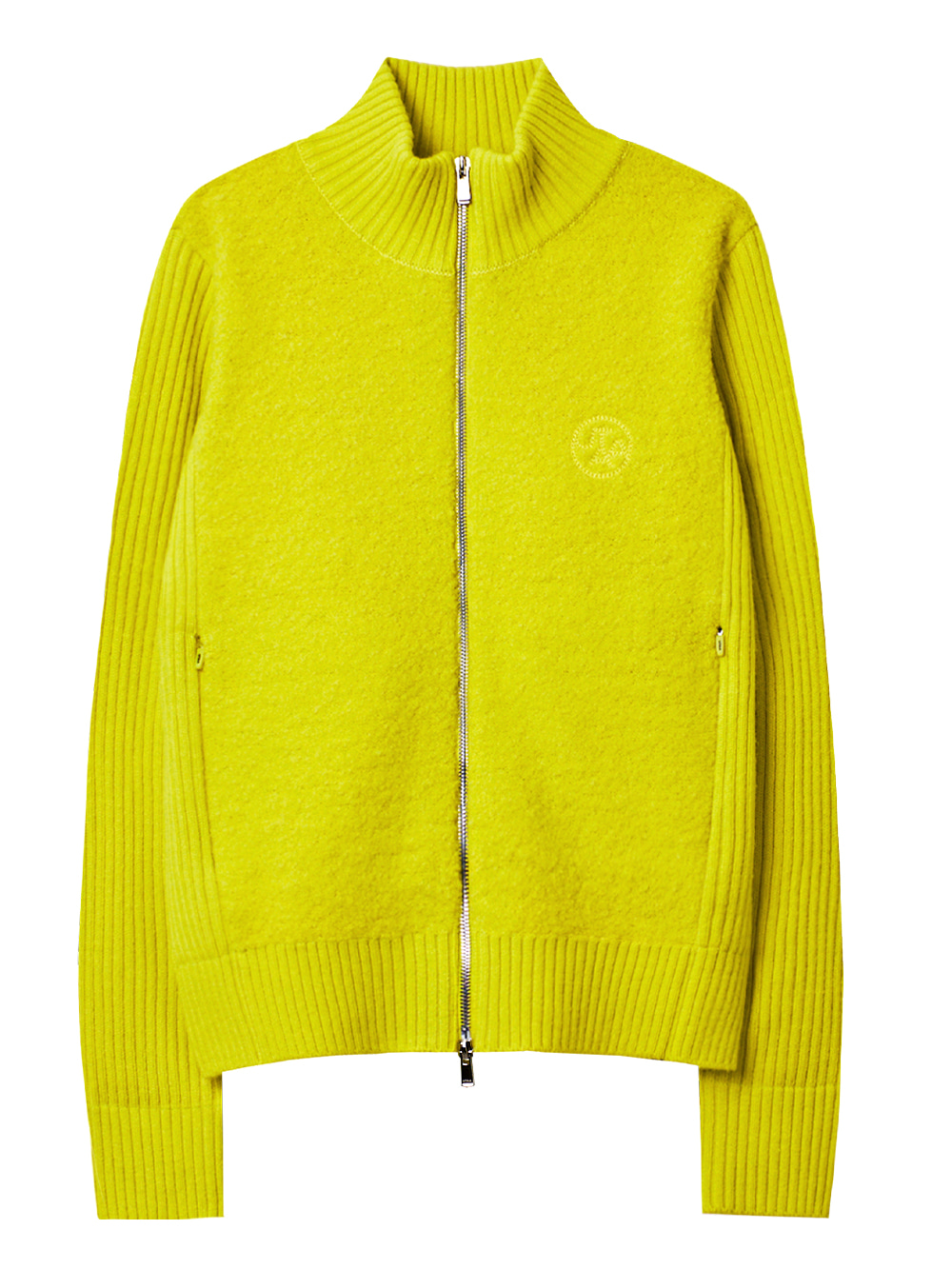 UTAA Stitch Alpaca Knit Zip-up : Women&#039;s Yellow(UB4KCF581YE)