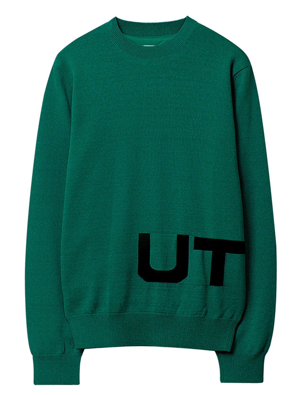 UTAA Big Pixel Logo Knit : Women&#039;s Green (UB4KTF584GN)