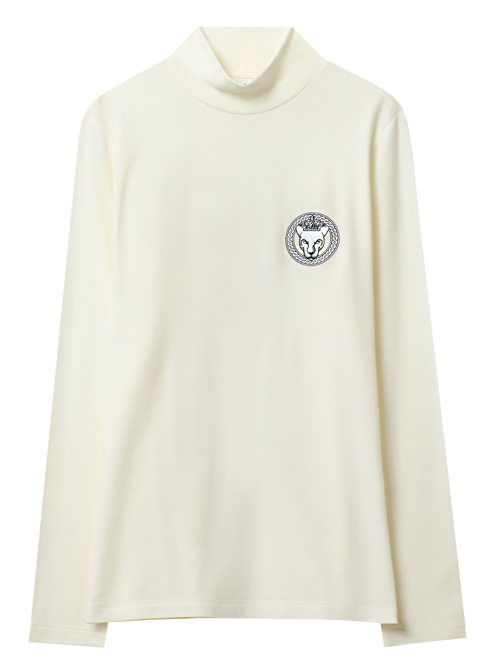 UTAA Scudo Ring Panther Turtleneck Sleeve : Women&#039;s White(UC1INF766WH)
