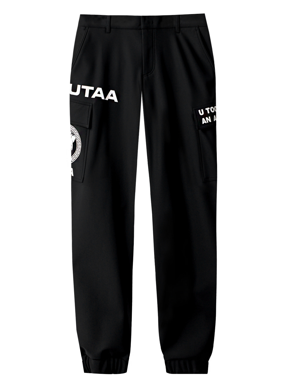 UTAA Panther Circle  Pocket Jogger Pants  : Men&#039;s Black (UC1PTM762BK)