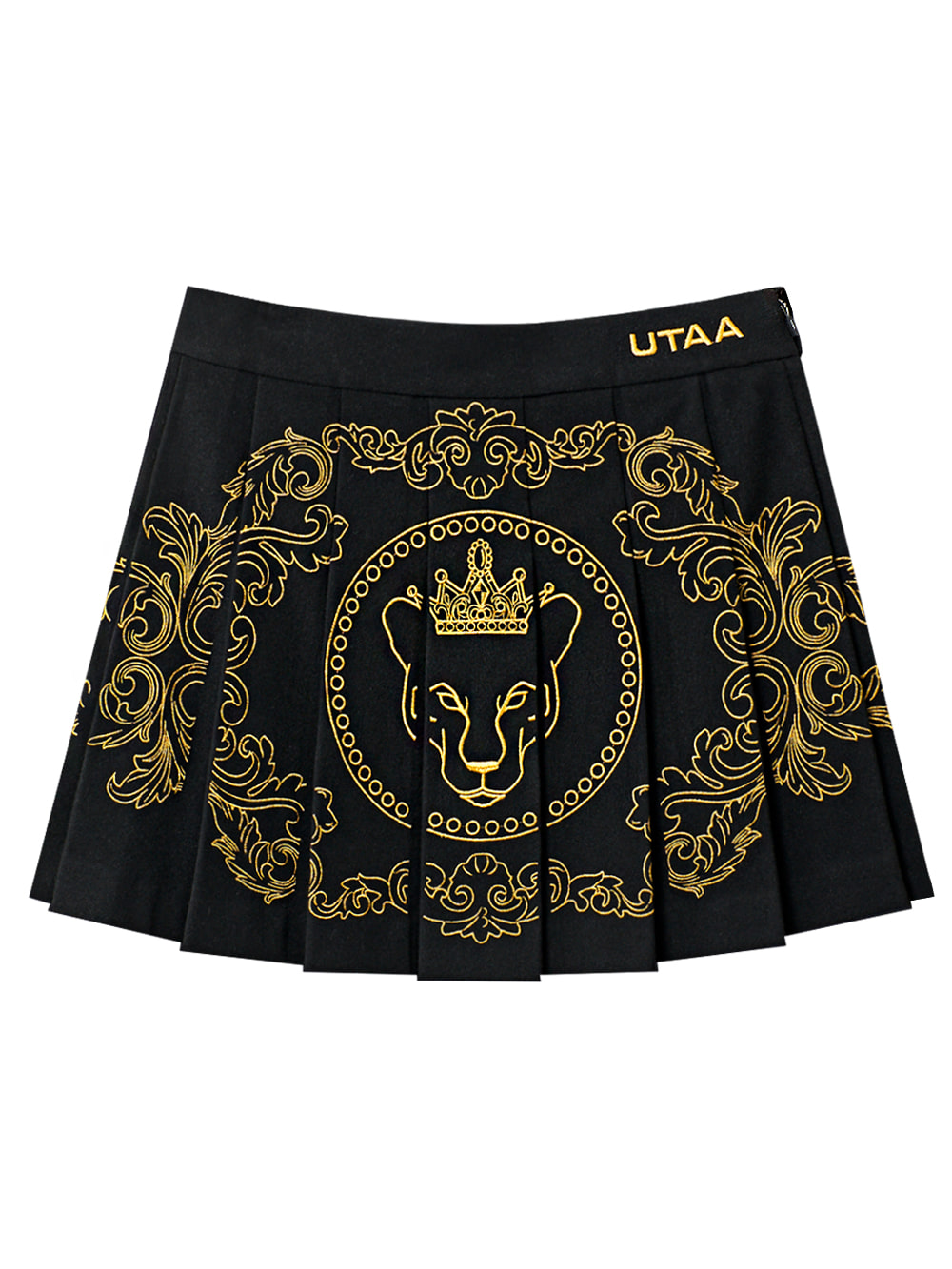UTAA Imperial Gold Panther Skirt : Black(UC1SKF163BK)