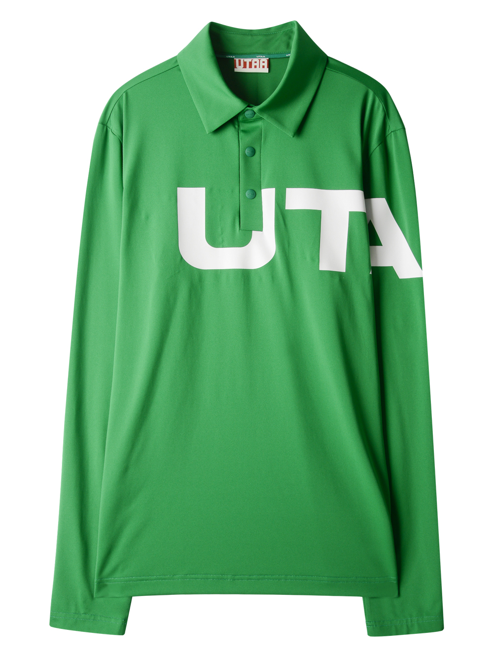 UTAA Swing Fit Big Logo Tape Sleeve : Men&#039;s Green (UC2TLM290GN)