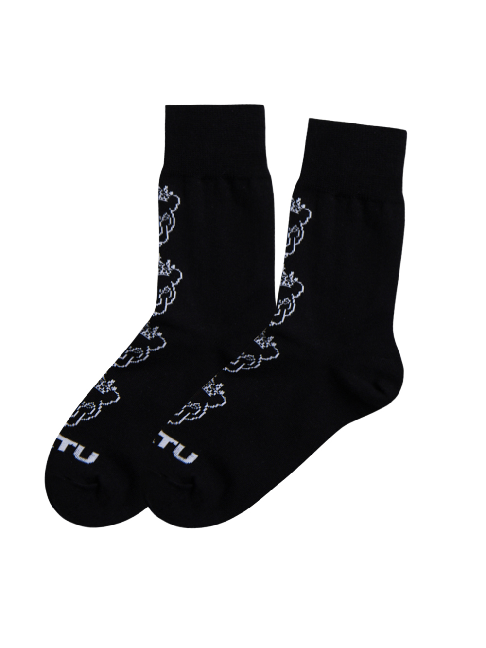 UTAA Crown Panther Socks : Black  (UC0GSF146BK)