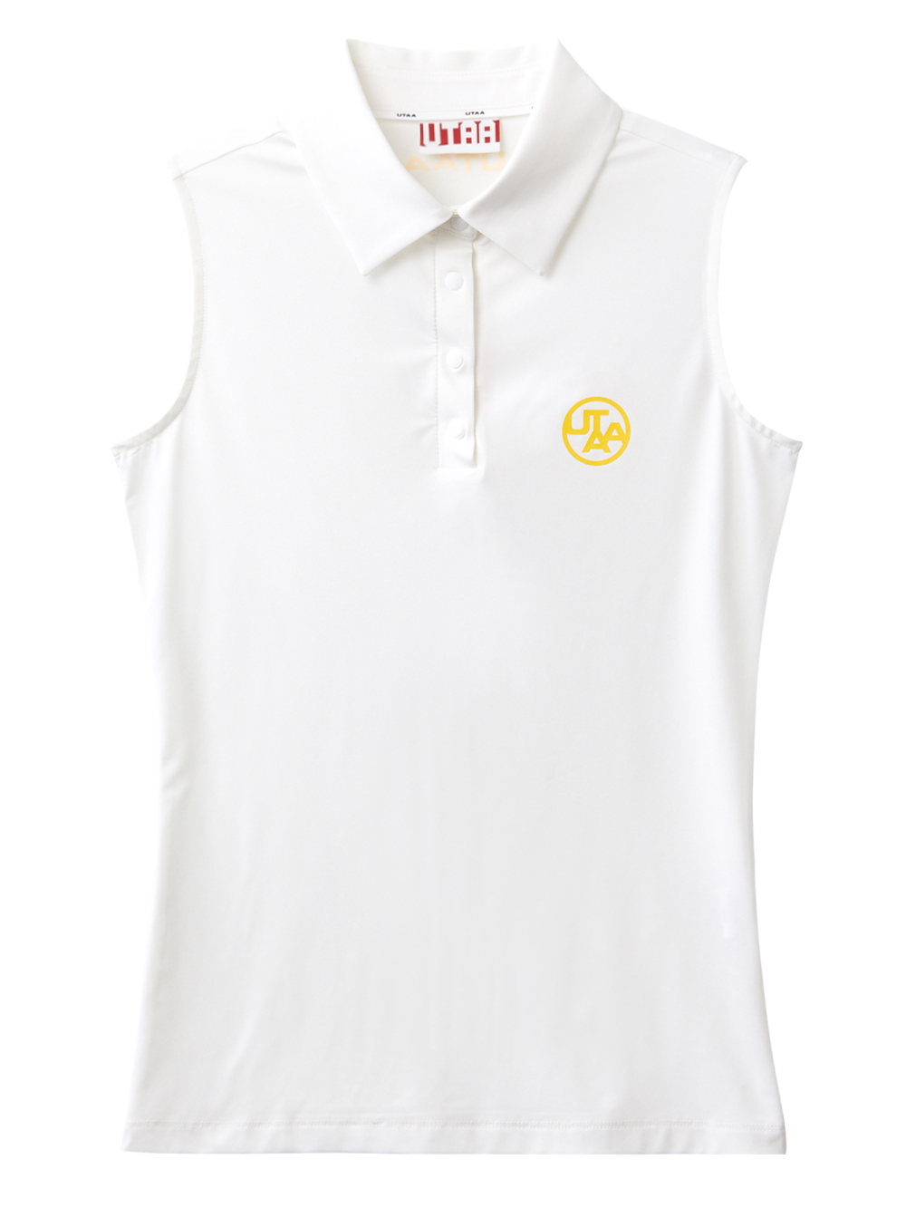 UTAA Symbol Sleeve T-Shirts : Women&#039;s White  (UC2TVF414WH)