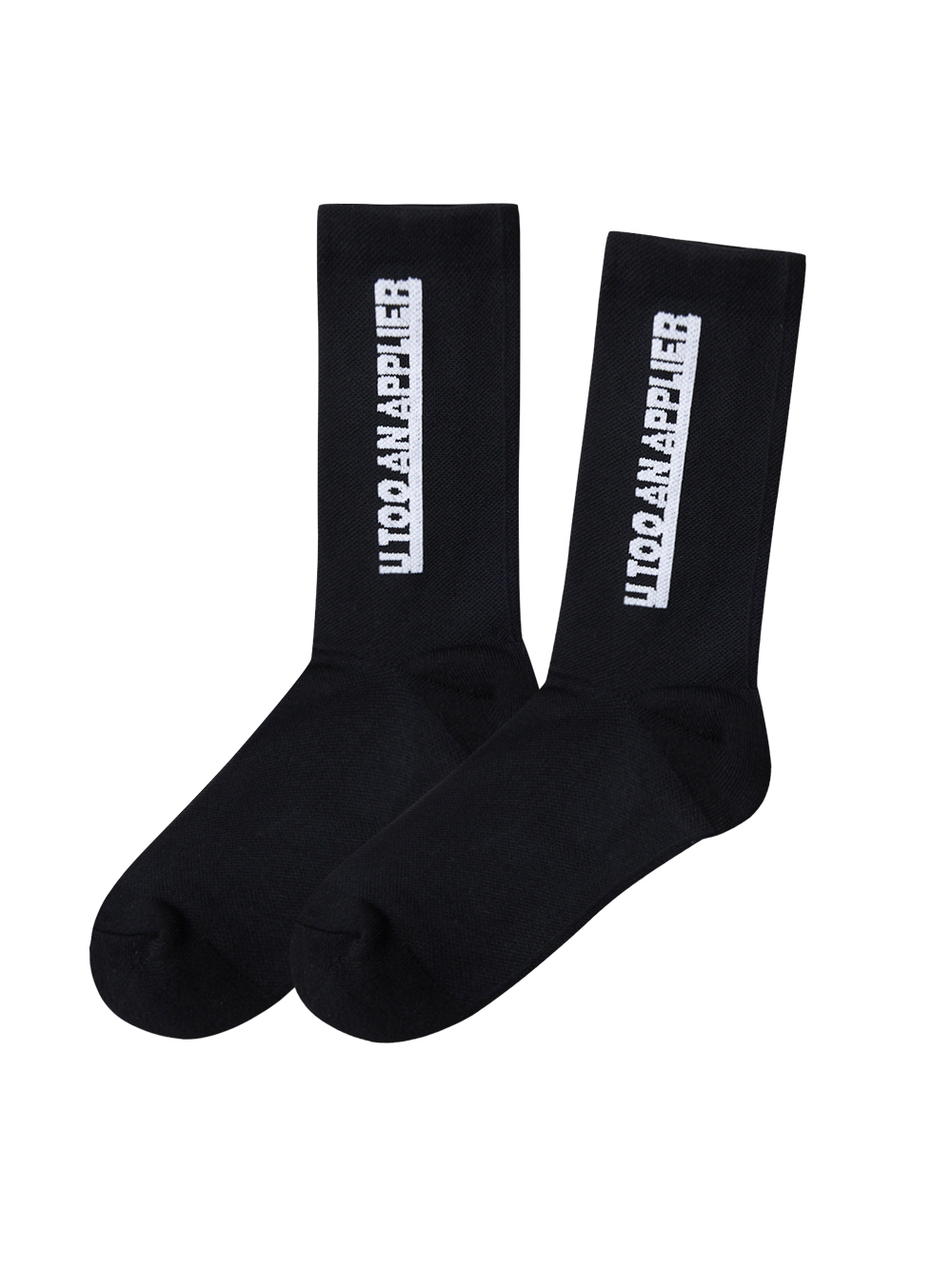 UTAA Logo Socks : Black  (UC0GSF144BK)