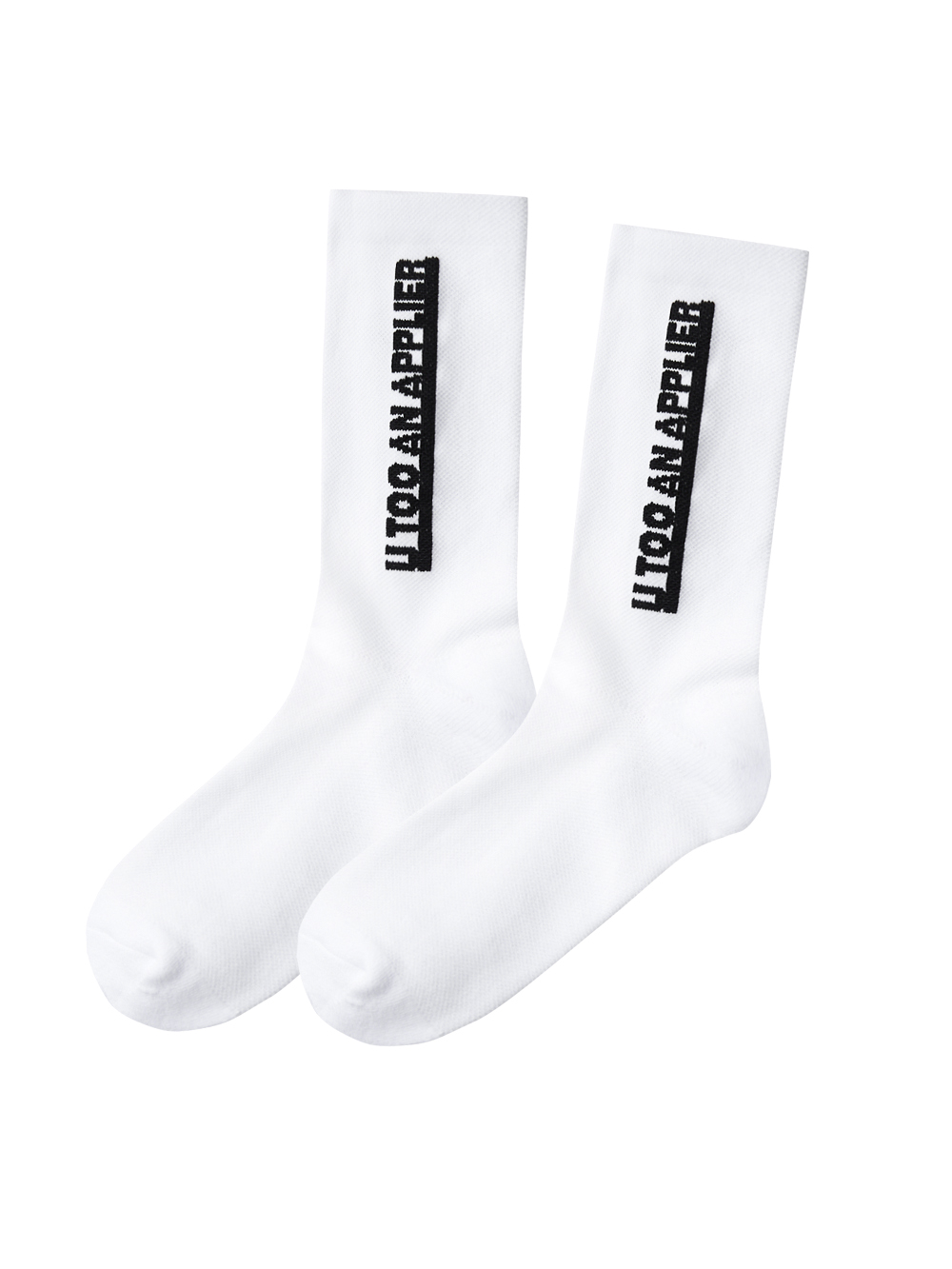 UTAA Logo Socks : White  (UC0GSF144WH)