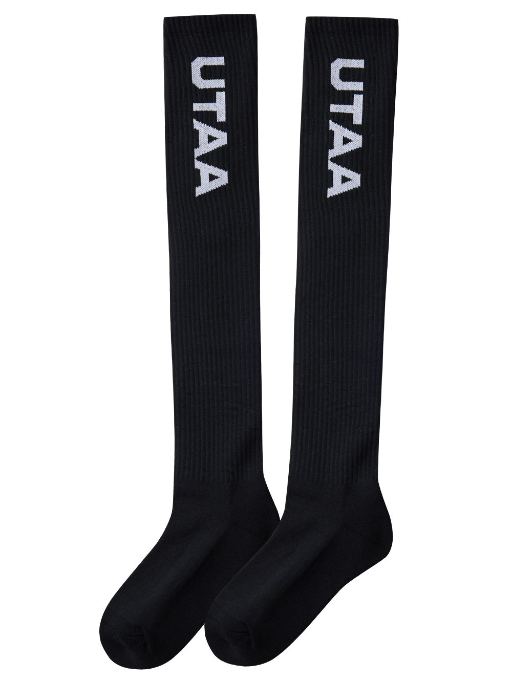 UTAA Logo Knee Socks : Black  (UC0GSF141BK)