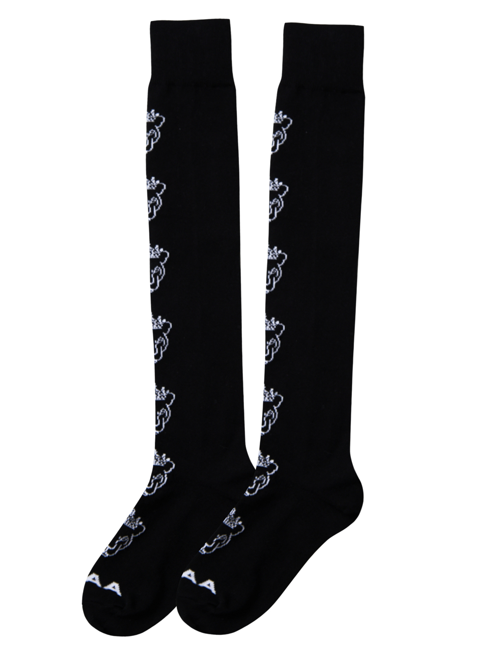 UTAA Crown Panther Knee Socks : Black  (UC0GSF147BK)