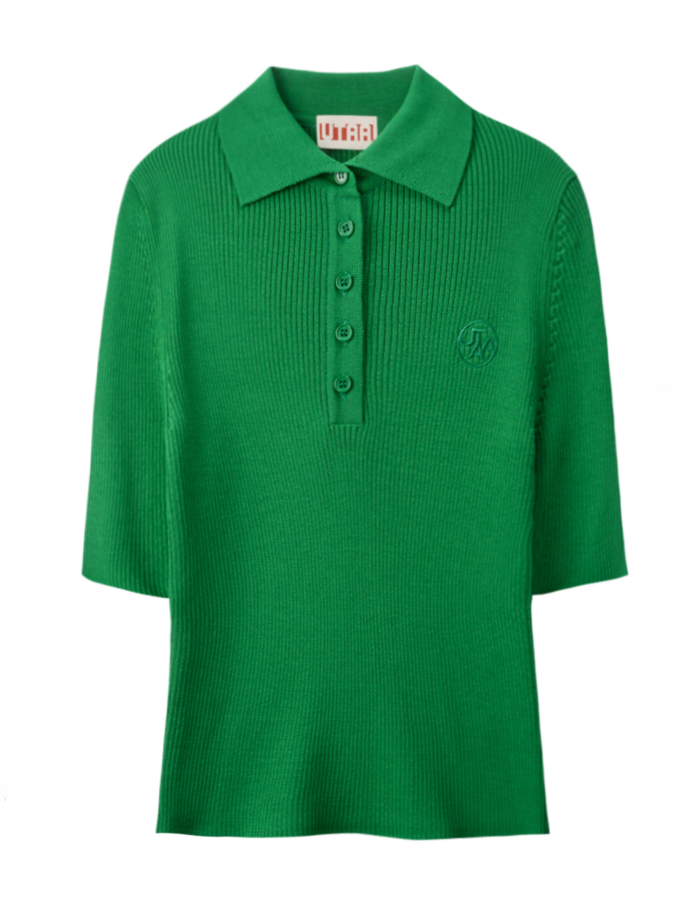 UTAA Ton&amp;Ton Knit PK T-Shirts : Women&#039;s Green (UC2KTF418GN)