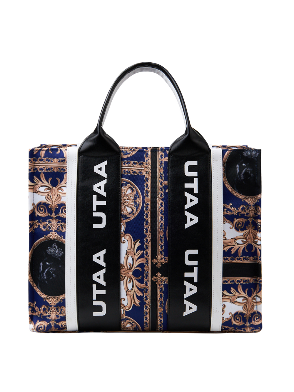 UTAA Baroque Color Line Tote Bag : Blue (UC0GAU592BL)