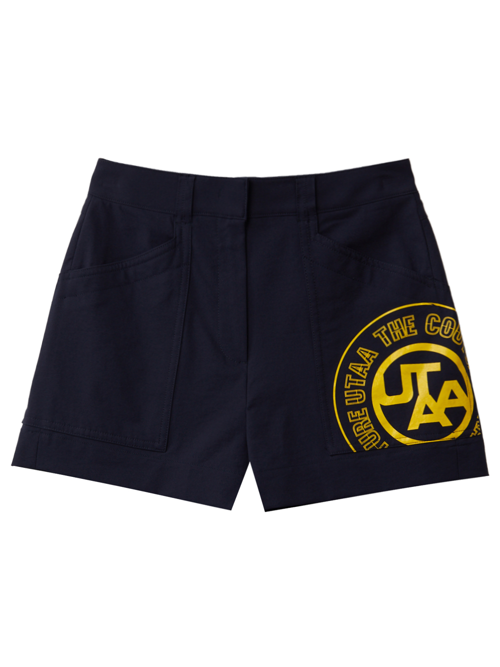 UTAA Symbol Logo Pocket Short Pants : Women&#039;s Navy (UC2PSF333NA)