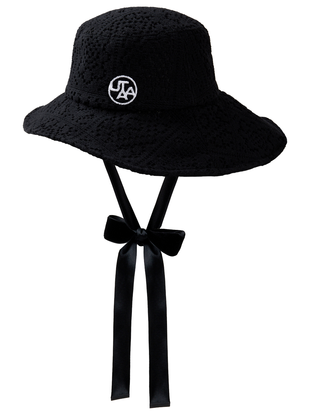 UTAA Pixel Tile Lace Bucket Hat : Women&#039;s Black (UC0GCF412BK)