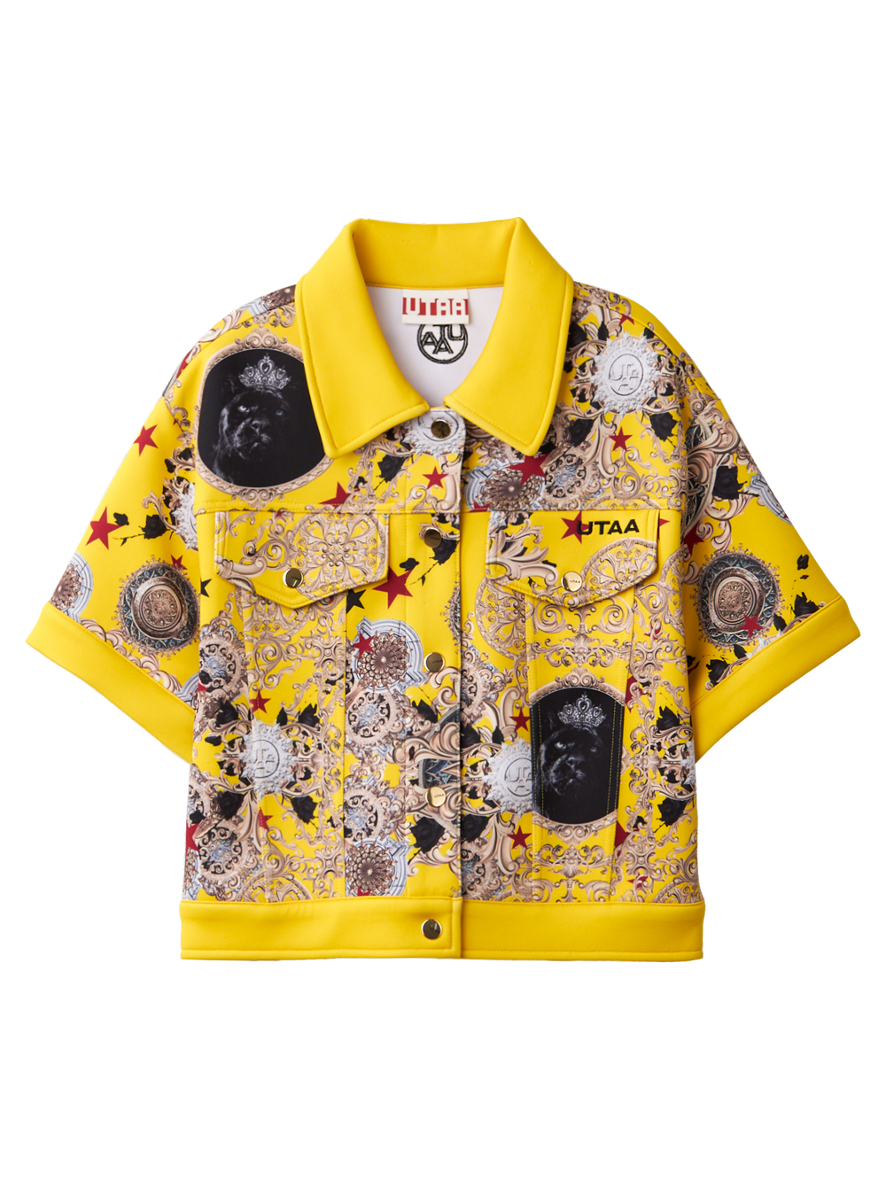 UTAA Crown Panther Baroque Jacket : Womens&#039;s Yellow (UC2STF420YE)
