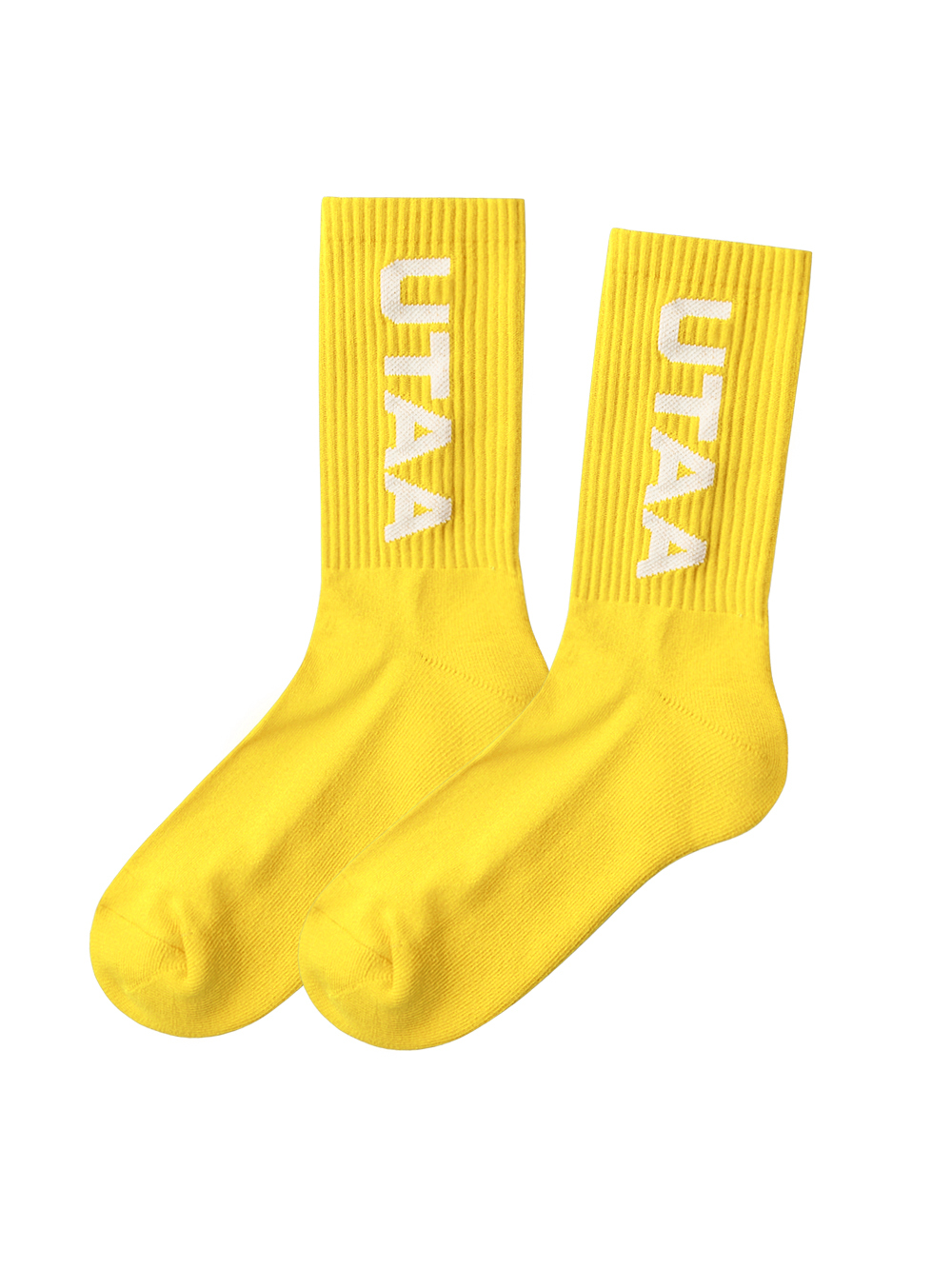 UTAA Logo Socks : Yellow  (UC0GSF140YE)