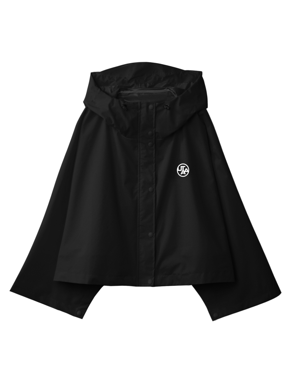 UTAA Scudo Ring Panther Poncho Raincoat : Women's Black (UD0RWF774BK