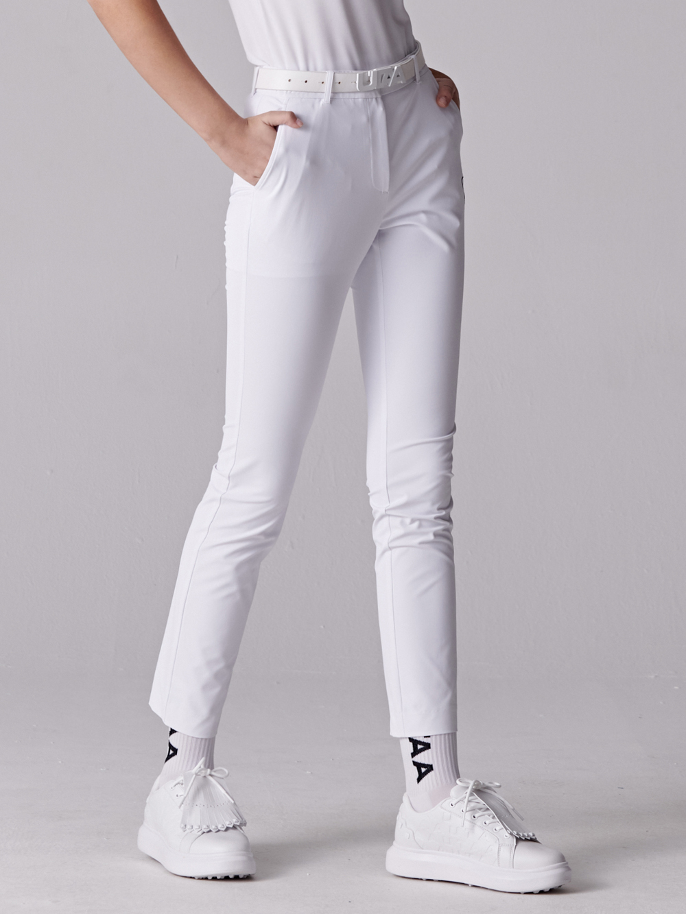 UTAA Crown Panther Standard Pants : Women's White(UC2PTF429WH) - 유타 골프